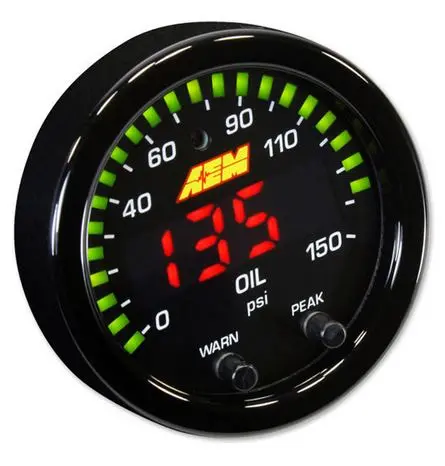 X-Series Oil Pressure Gauge 0~150Psi / 0~10Bar 1