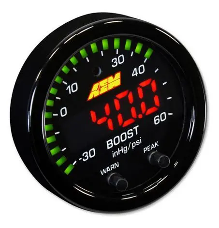 X-Series Boost Pressure Gauge -30~60Psi / -1~4Bar 1