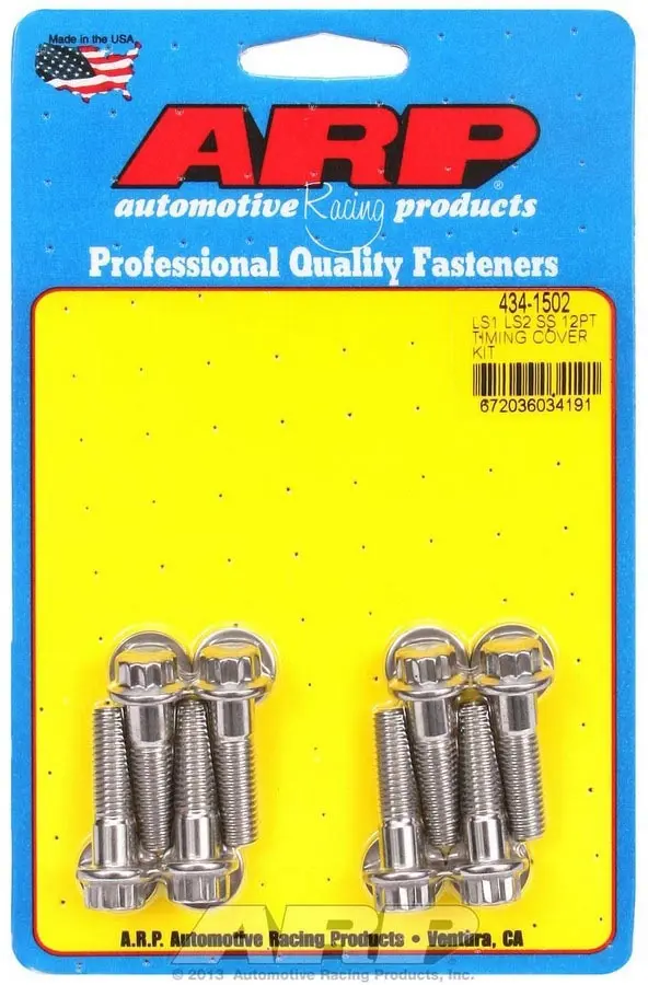 S/S Timing Cover Bolt Kit - 12Pt. Ls1/Ls2 1