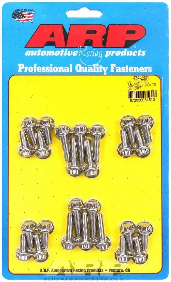 S/S Coil Bracket Bolt Kit - 12Pt. Ls1/Ls2 1