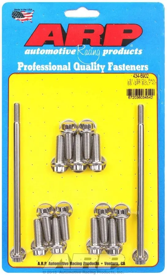S/S Oil Pan Bolt Kit 12Pt. Ls1/Ls2 1
