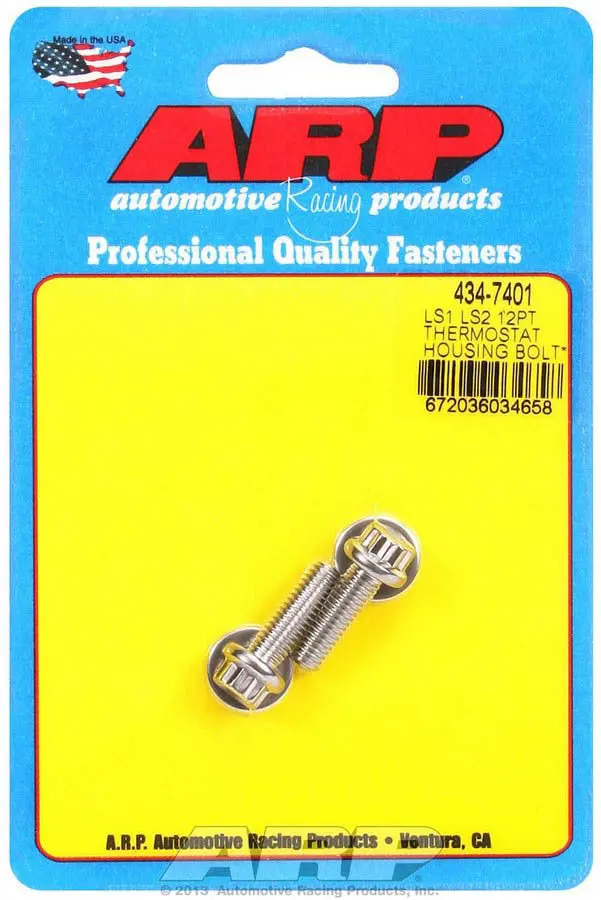 S/S Thermostat Hsg. Bolt Kit - 12Pt. Ls1/Ls2 1