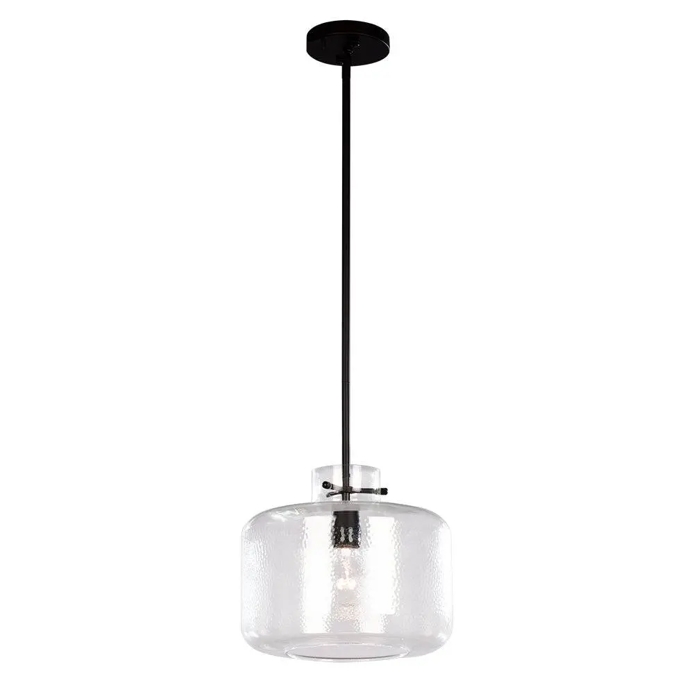 926394Bk 1L Mini-Pendant Bk With 6",12" & 18" Ext. Rods And Swivel Specifications 1
