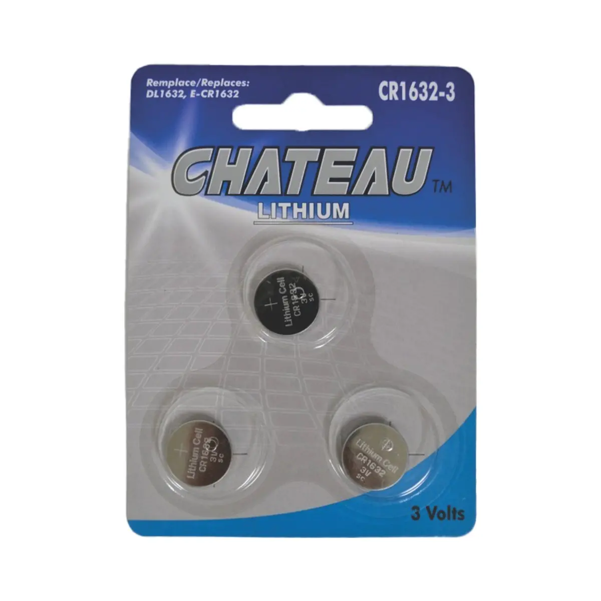 Bat Chateau Lithium 3 Pk (Cr1632-3) - New 1