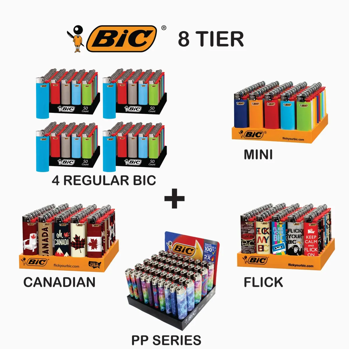 Bic 8 Tier (4Reg-1Mn-1Flk-1Cnn-1Bob) 1