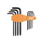 Bls10m  Wrenches Long Ball-End Hex Key Set, Metric, 10-Piece 1