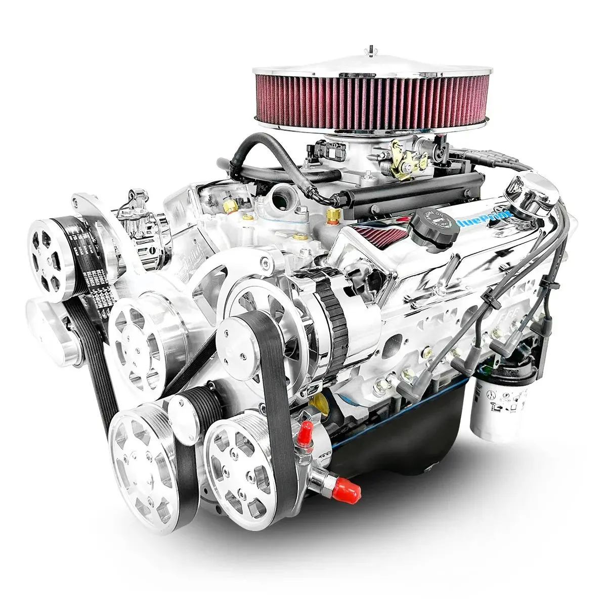 Sbc 383 Crate Engine 436 Hp W/ Efi Dressed W/Pulley Kit 1