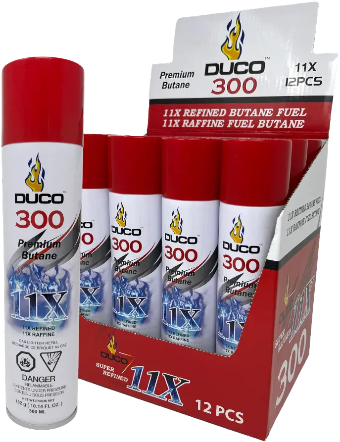 Ltr Duco Butane Premium 300Ml - 11X Refined (12/Disp) (96/Case) 1
