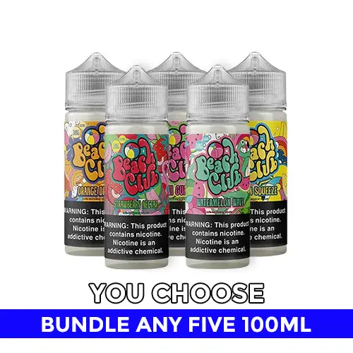 Beach Club Vapors 100Ml Pick 5 Bundle 1
