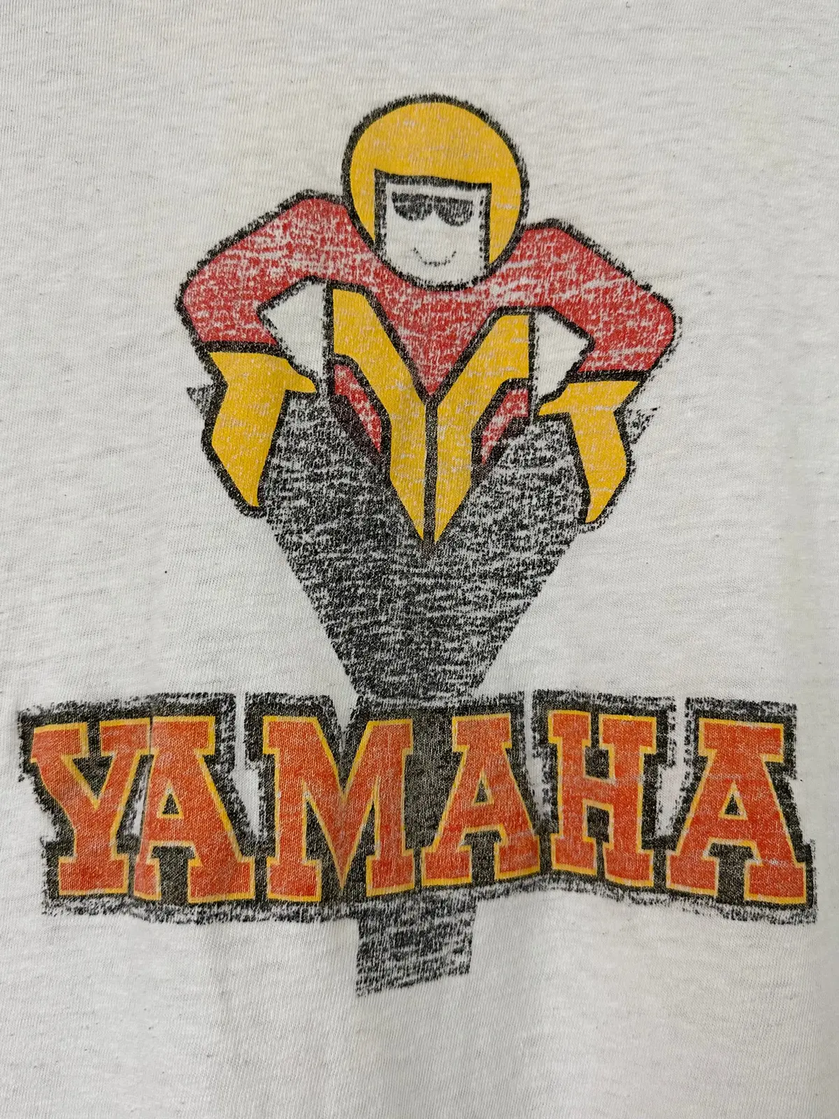 Vintage 60S 1960S Yamaha Motorcycles Dealer T-Shirt Modern Cycles Kenosha Wisconsin Blue  L 1