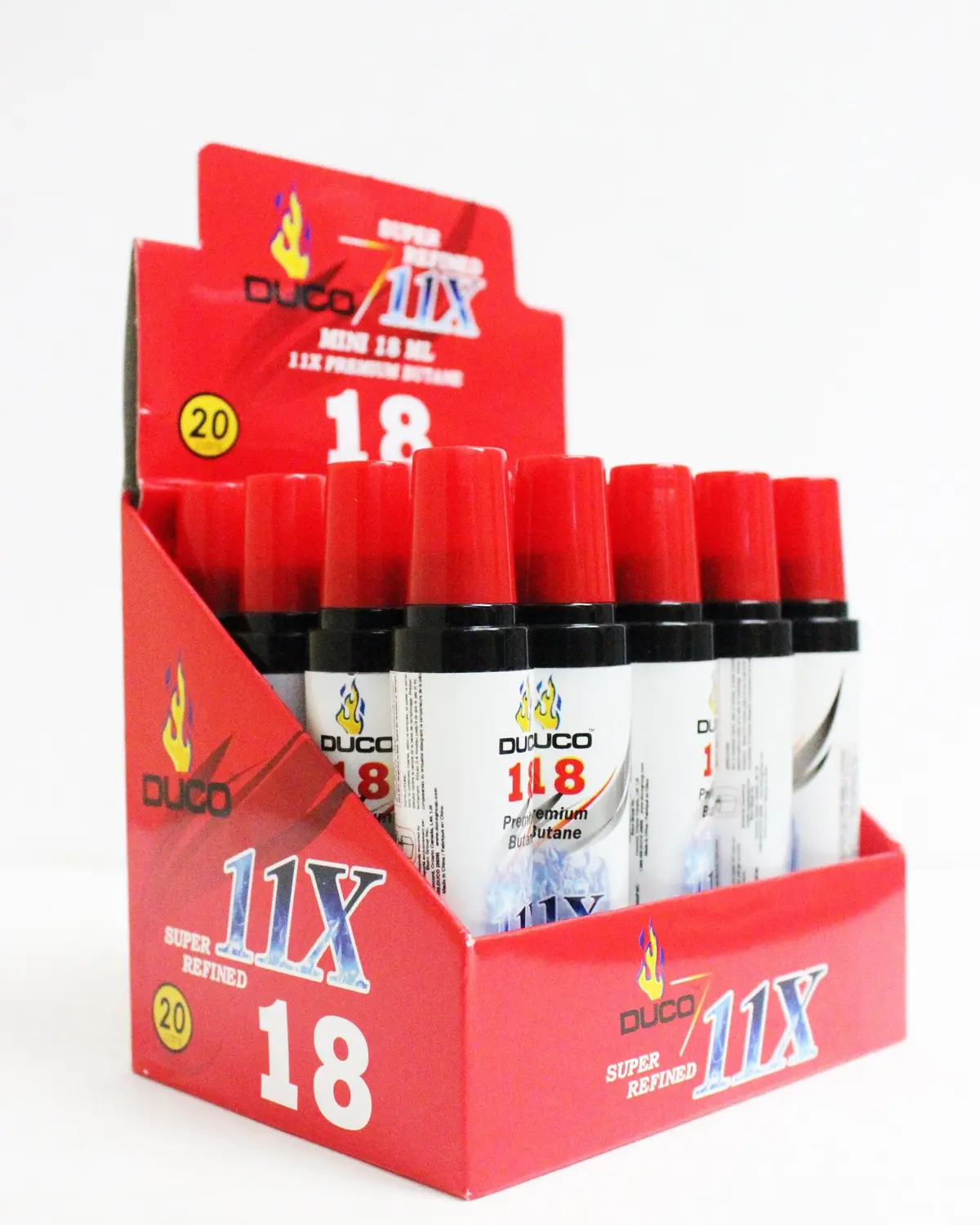 Ltr (D) Duco Butane Premium 18Ml Mini - 11 X Refined 20/Disp (480/Case) 1