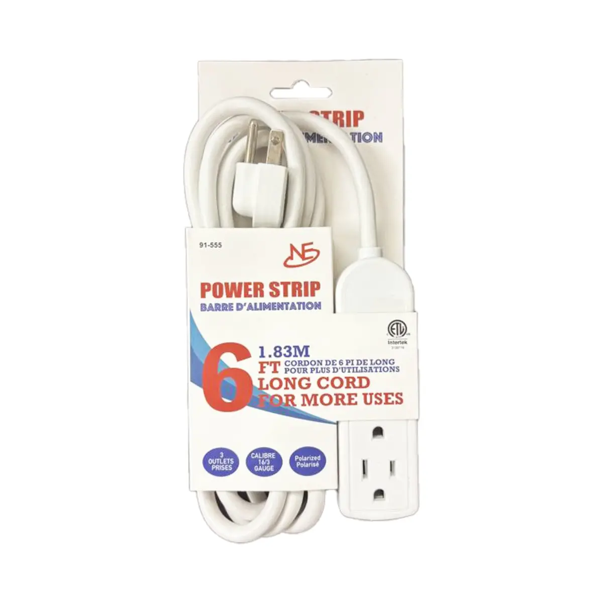 Ext Pg Ext/Cord 6Ft 3 Outlets (24) 1