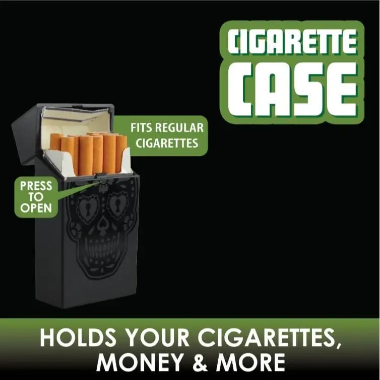 Nov Matte Black Cigarette Box 5Pcs/Disp (22334) (60/Cs) - New 1