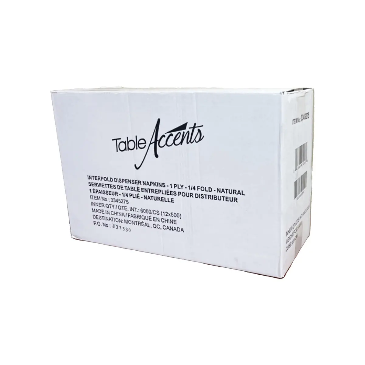 Ppr Kraft Interfold Napkins 1 Ply 12X500/Cs 1