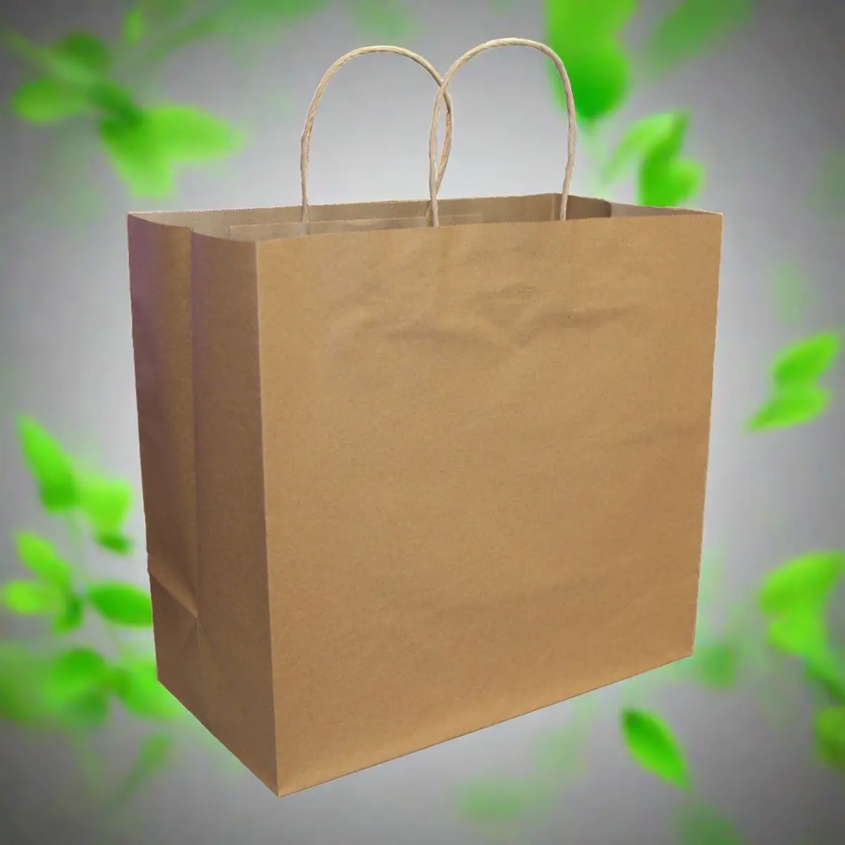 P/Bags W/Handle Brown Kraft 14" X 10" X 15.5" 200/Cs (30) 1