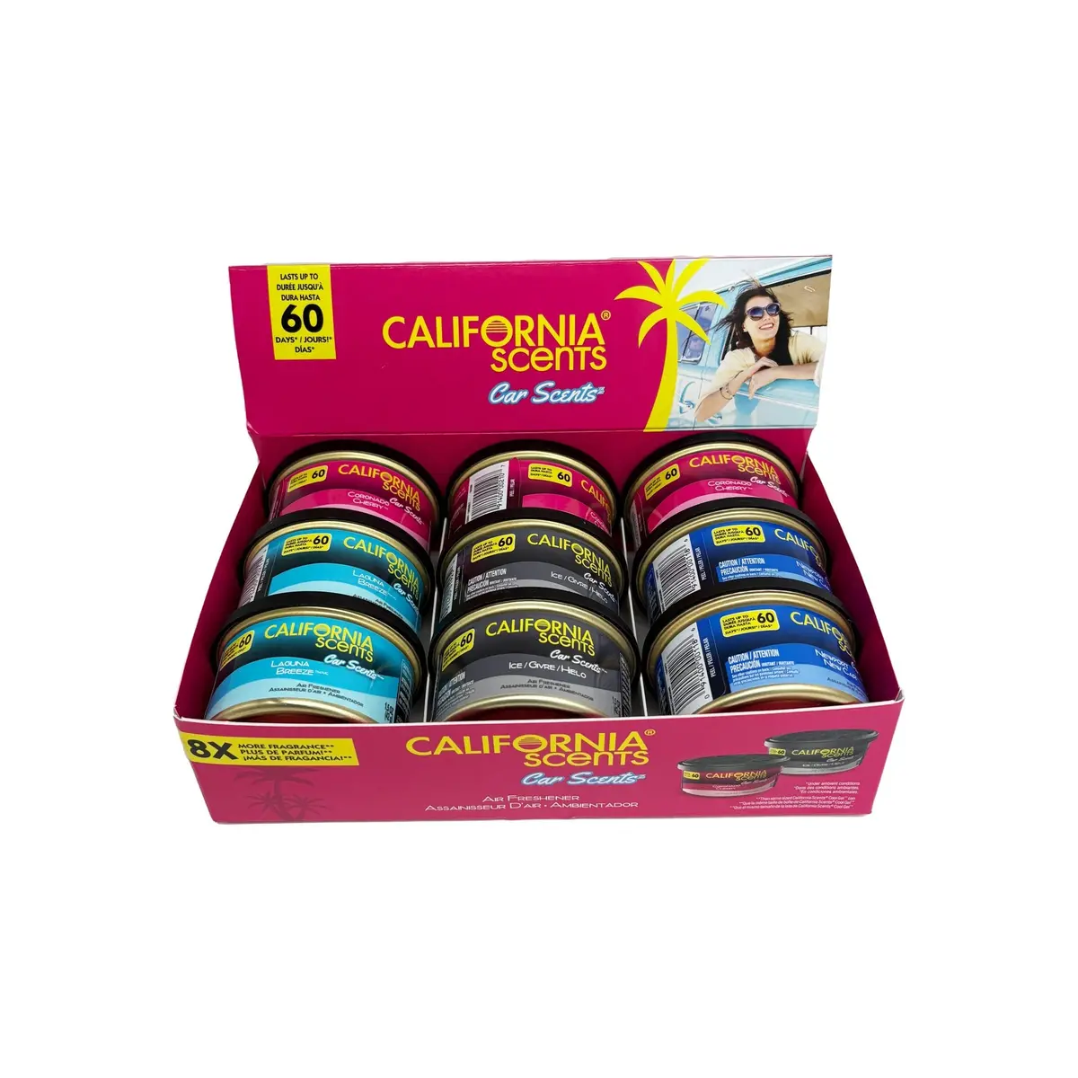 Cs Car Scents Ass't Scents 9 Pc Disp (9 Disp/Cs) 1