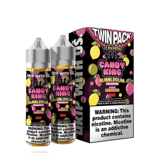 Pink Lemonade By Candy King Bubblegum Collection Twin Pack 120Ml 1