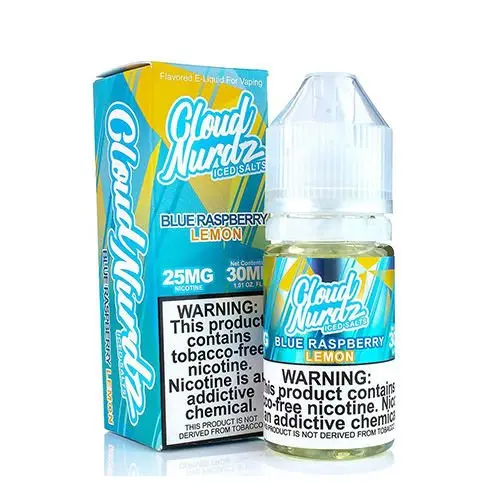 Blue Raspberry Lemon Ice By Cloud Nurdz Salt 30Ml 1