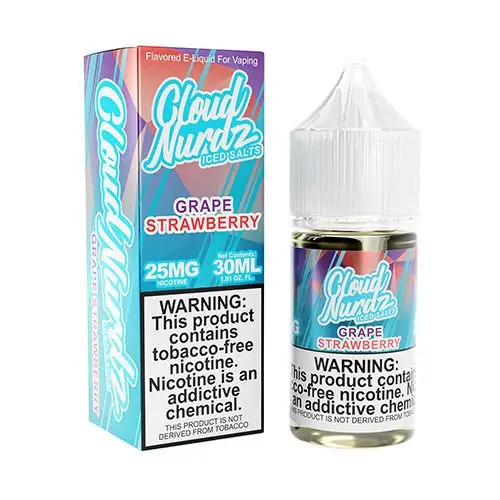 Grape Strawberry Ice By Cloud Nurdz Salt 30Ml 1