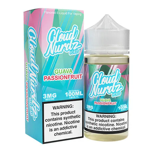 Guava Passionfruit Iced By Cloud Nurdz 100Ml 1