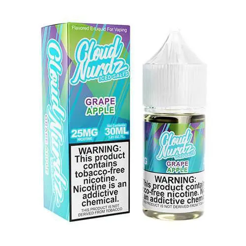 Grape Apple Ice By Cloud Nurdz Salt 30Ml 1