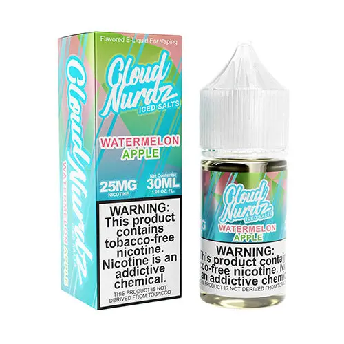 Watermelon Apple Ice By Cloud Nurdz Salt 30Ml 1