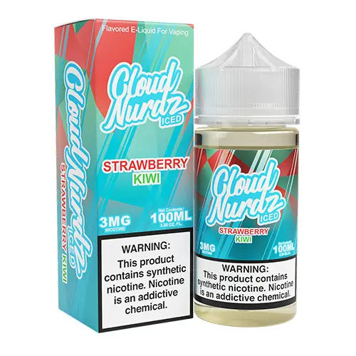 Strawberry Kiwi Iced By Cloud Nurdz 100Ml 1