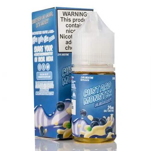 Custard Monster Blueberry By Jam Monster Salt 30Ml 1