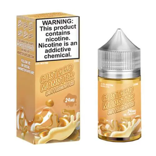 Custard Monster Butterscotch By Jam Monster Salt 30Ml 1