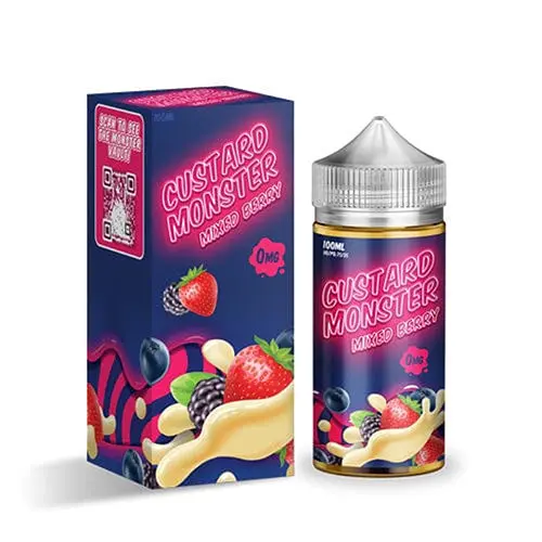 Custard Monster Mixed Berry By Jam Monster 100Ml 1