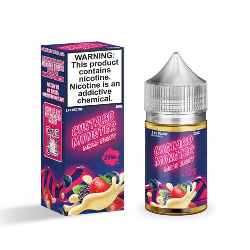 Custard Monster Mixed Berry By Jam Monster Salt 30Ml 1