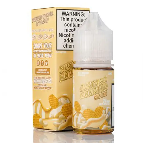 Custard Monster Vanilla By Jam Monster Salt 30Ml 1