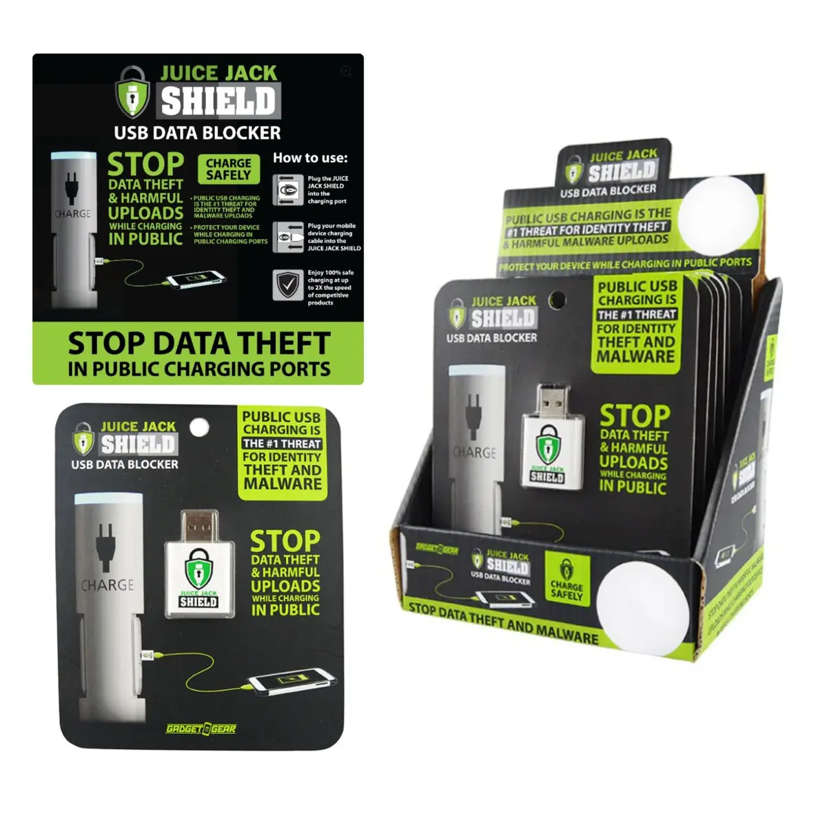 Nov Usb Data Blocker (6Pc/Disp) (028172) 1
