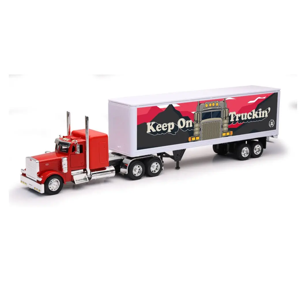 Toy (Ss-12363) Peterbilt Custom 379 W/Dry Van Trailer 1
