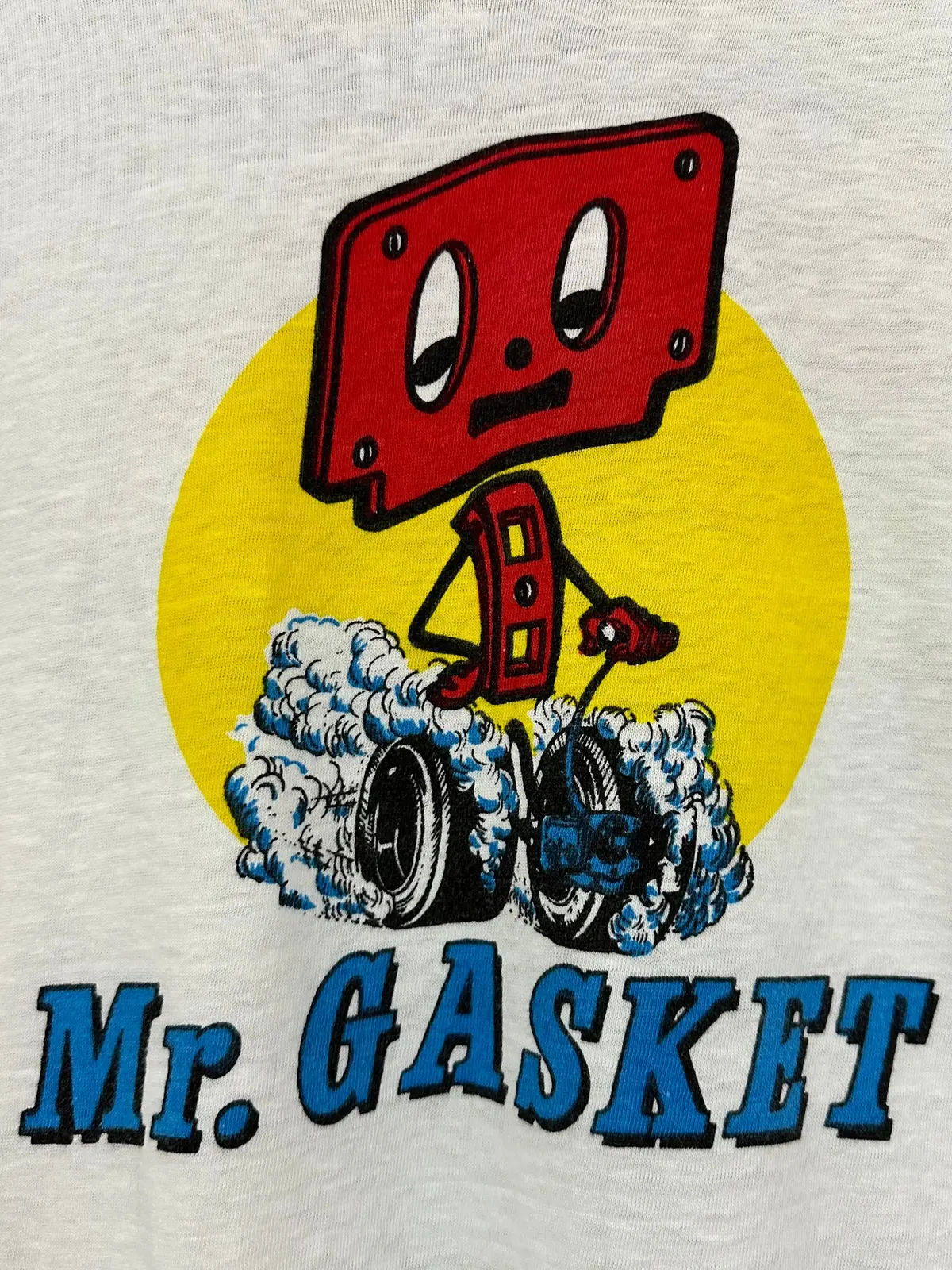 Vintage 60S 1960S Mr Gasket Winners Choice Quality Racing Products T-Shirt Hot Rod Drag Racing Automotive Speed Shop Auto Mechanic White Allison Mfg Co Inc Mens Small S 19.25X25 1