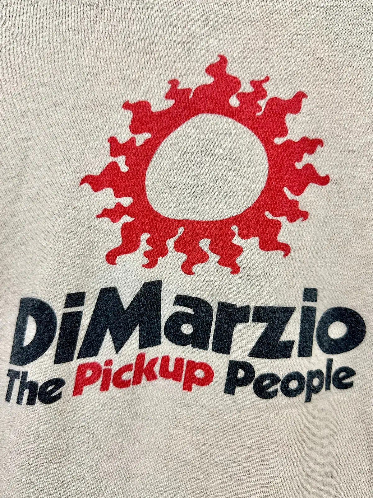 Vintage 70S 1970S Dimarzio Electric Guitar Pickups T-Shirt Humbucker Super Distortion Evolution Paf Pro Musical Instruments Beige Mens Medium M 1