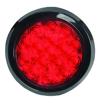 Fortpro 4" Round Led Light With 16 Sq Leds 1