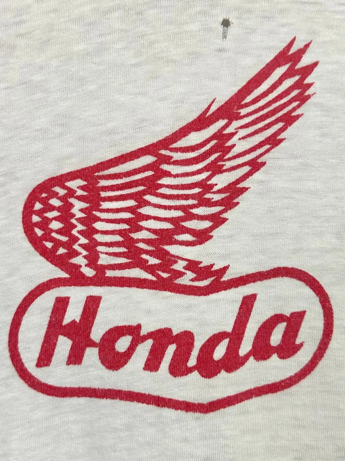 Vintage 60S 1960S Honda Motorcycles Dealer Biker T-Shirt Devin San Mateo California Ca White Hanes Label Mens Medium M 19X26 1