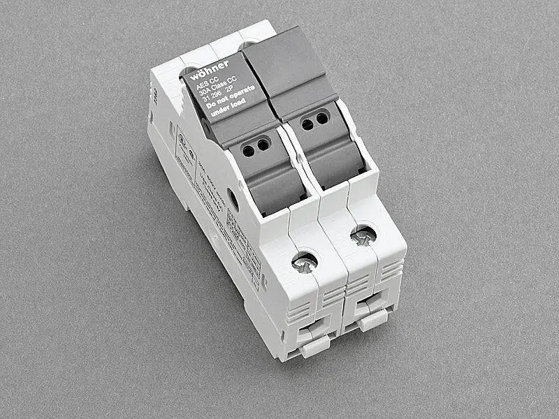 Din Rail & Fuse Holders 2 Pole Type Inchccinch Din Rail Fusehold 1