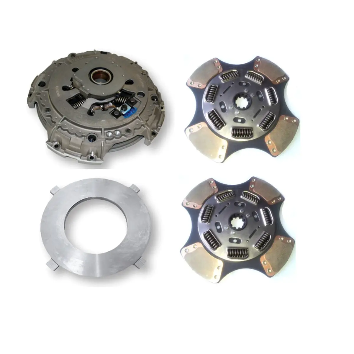 Fortpro 15 1/2" X 2" Clutch Kit Replaces 108925-82 | 7 Spring - 4 Pad - Easy Pedal | F276015 1