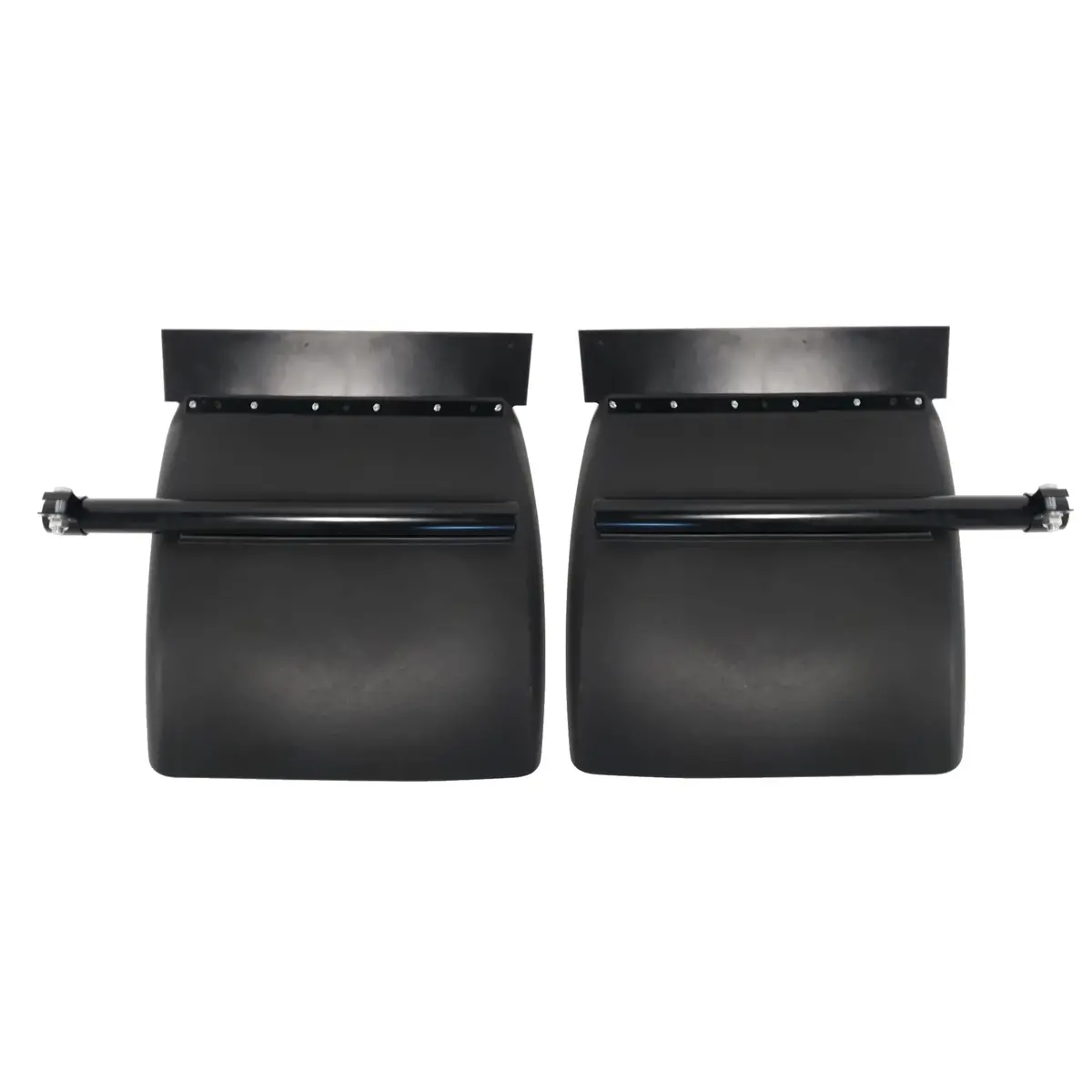 Fortpro 24" X 24" Black Poly Quarter Fenders Pair | F247581 1