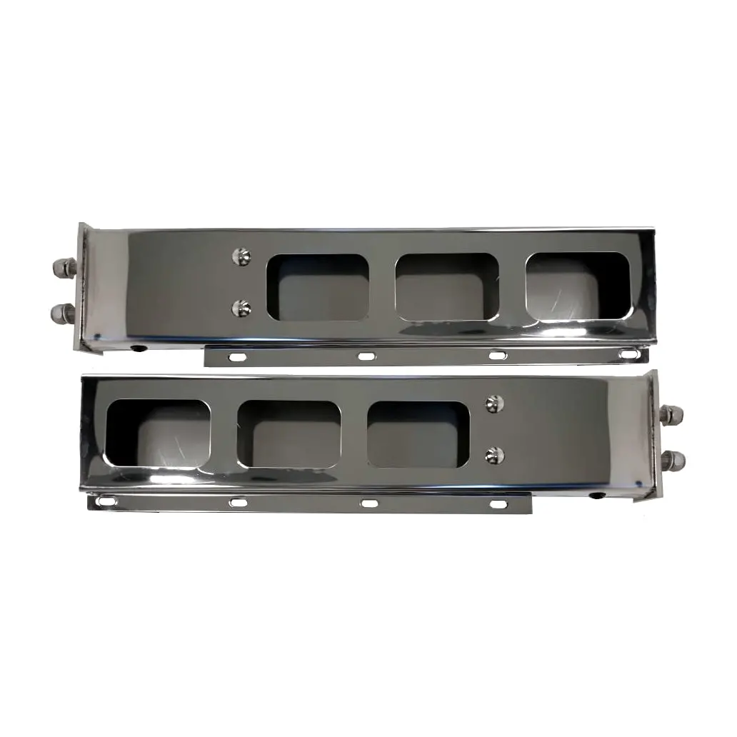 Fortpro 30" X 6" Spring Loaded Mud Flap Hanger Light Bar With Rectangular Light Cutouts | F247588 1