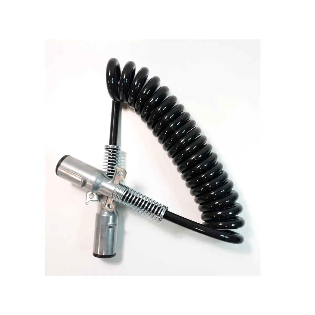 Fortpro 7-Way Coiled Cable Assembly Die-Cast Plugs & 15Ft Working Length Replaces 8498-713C | F235504 1