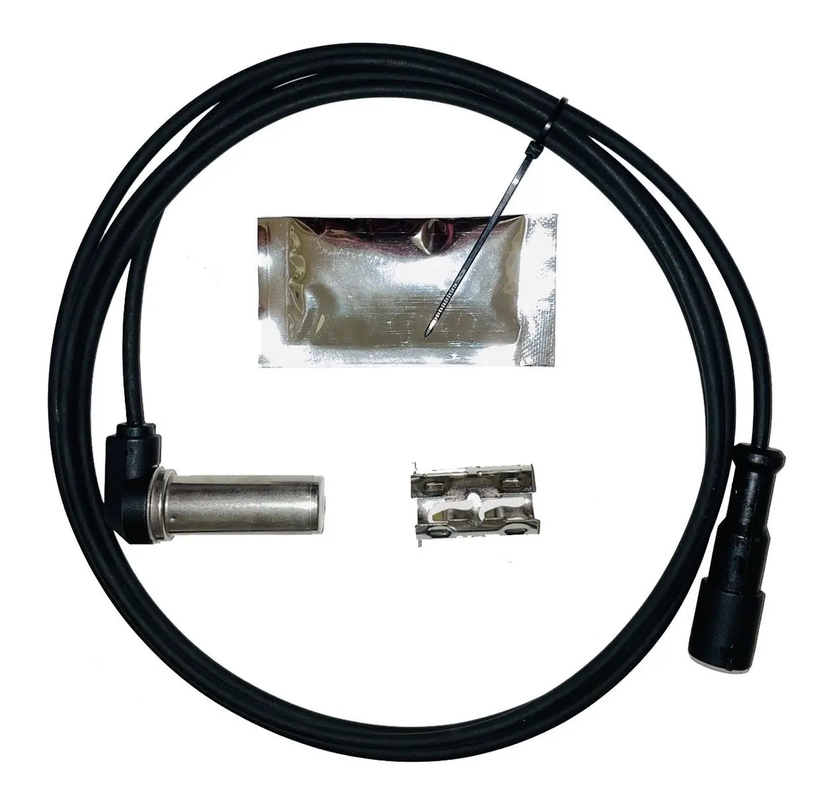 Fortpro Abs Wheel Speed Sensor Kit, 98" Length Compatible With Volvo, Freightliner, Mack, Navistar Heavy Duty Trucks Replaces Al364062 | F238923 1