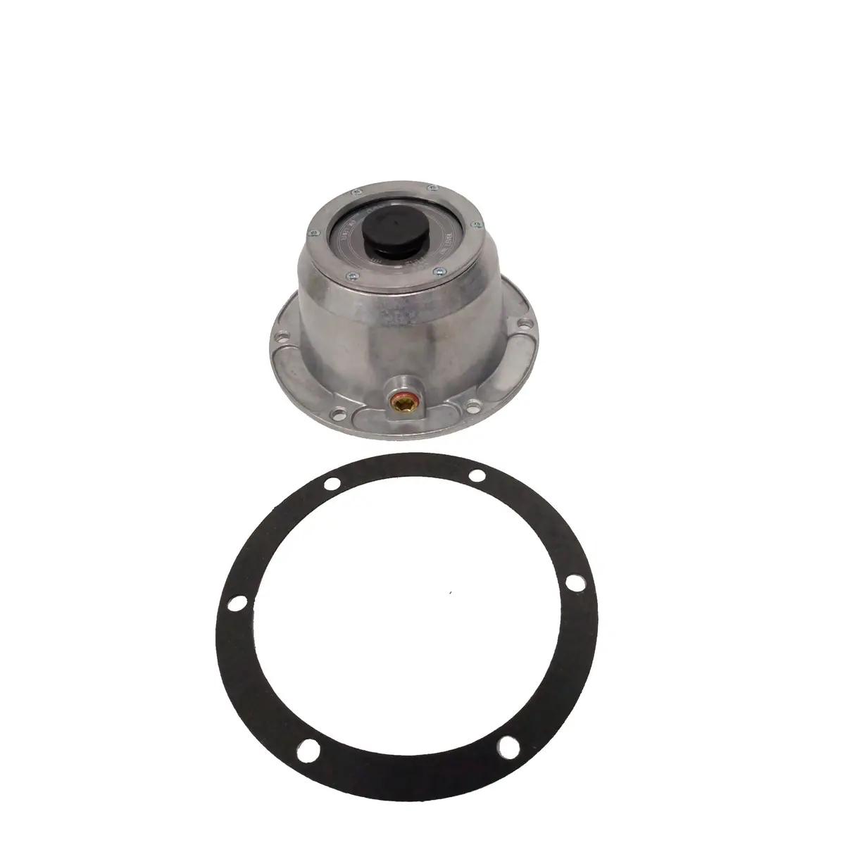 Fortpro Aluminum Trailer Axle Hub Cap W/ 6 Holes, Gasket And Side Pipe Plug Replacement For Stemco 343-4195 | F276194 1
