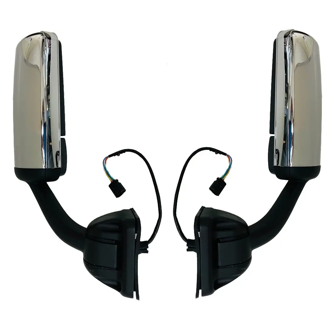 Fortpro Chrome Door Mirror Power/Heated Replacement For Freightliner Cascadia 2008-2016 3