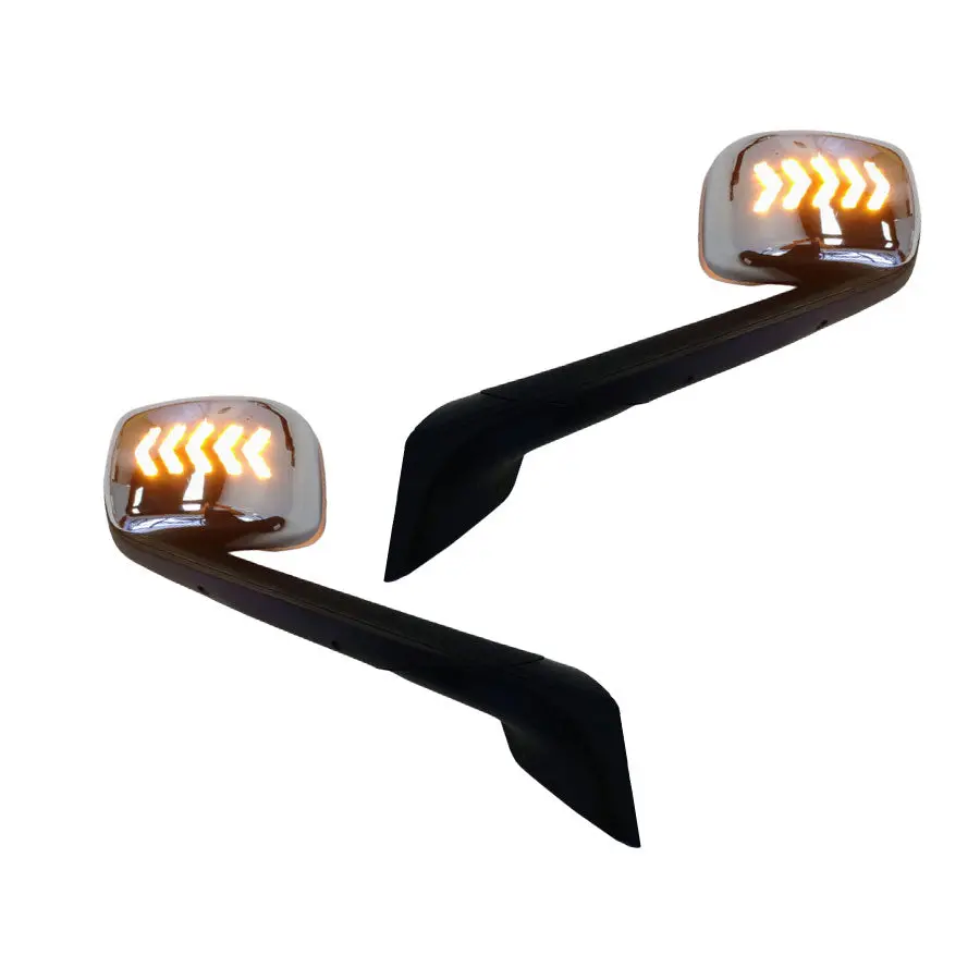 Fortpro Hood Mirror W/Led Turn Light Replacement For Freightliner Cascadia 2018-Current - Both Sides | F247660-61Bs 1