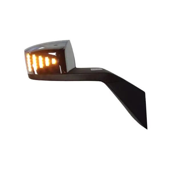 Fortpro Chrome Hood Mirror W/Led Turn Light Compatible With Volvo Vnl 2004-2016 - Passenger Side | F247656 1