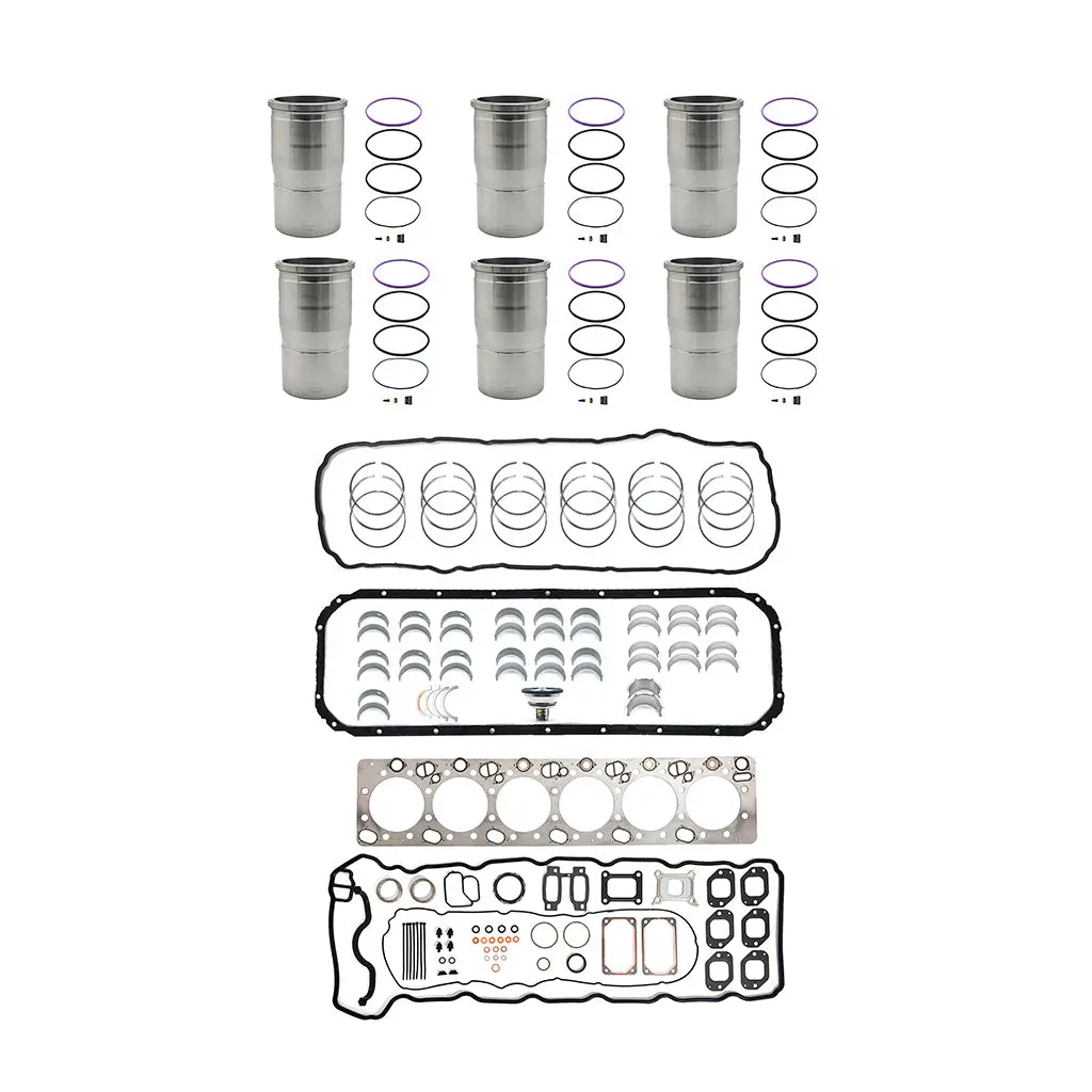 In-Frame / Overhaul Kit For Mack Mp8 & Volvo D13 Engines Piston-Less Re-Ring Rebuilt Kit | F012091-001 1