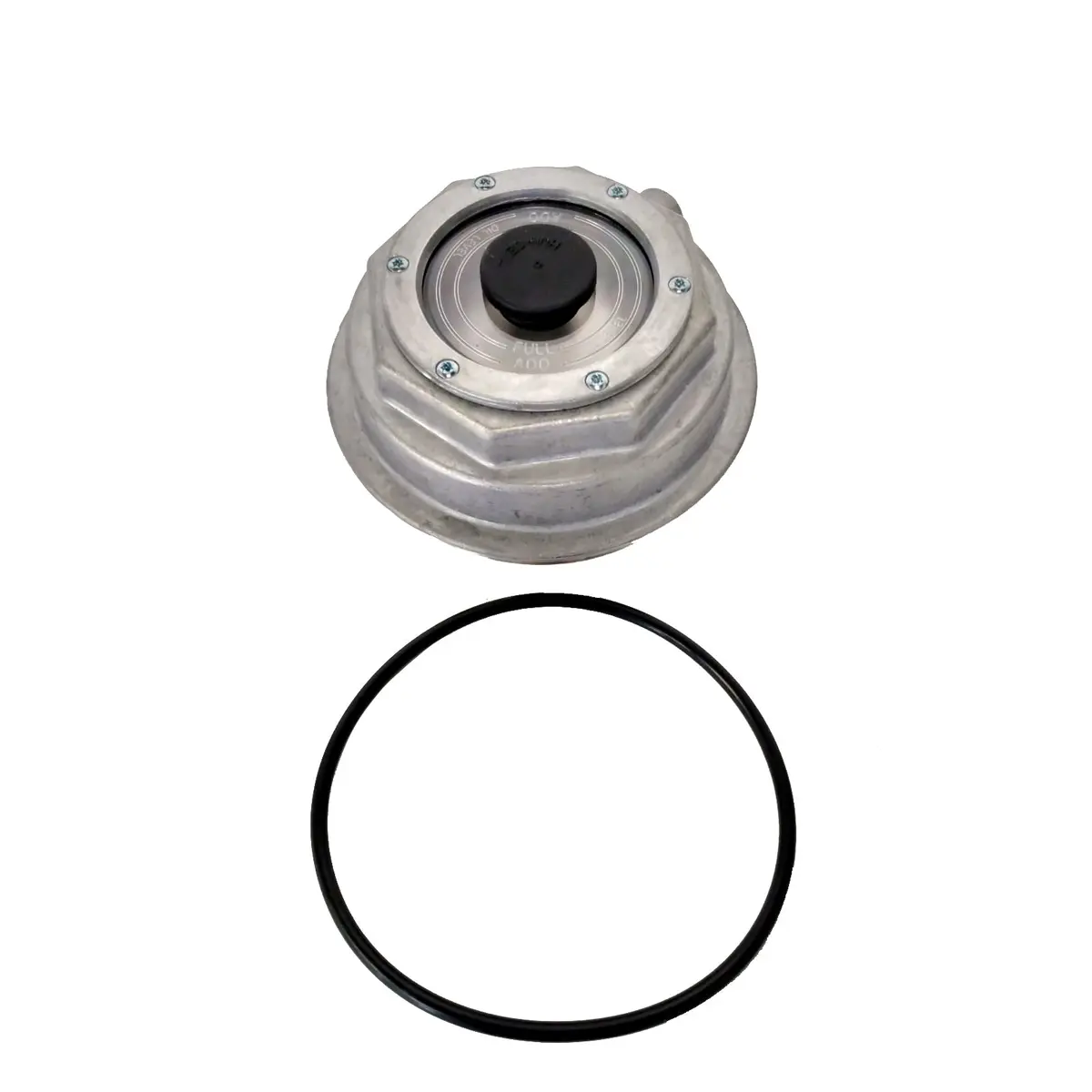 Fortpro Threaded Aluminum Trailer Axle Hub Cap W/ Gasket Replacement For Stemco 343-4075 | F276181 1